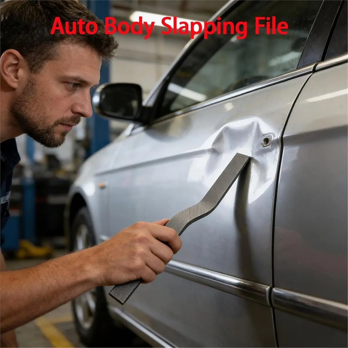 Slapping File Coarse Cut Shrinking Metal Smoothing Bodywork Tool Auto Body Hammer for Smoothing and Alignment Files Tool