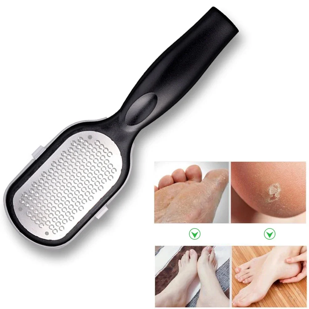 Outils de pédicure en acier inoxydable, dissolvant de peau à fréquence de fréquence pour les pieds, lame de remodelage, brosse de soin des pieds, lime à callosités, 1 pièce