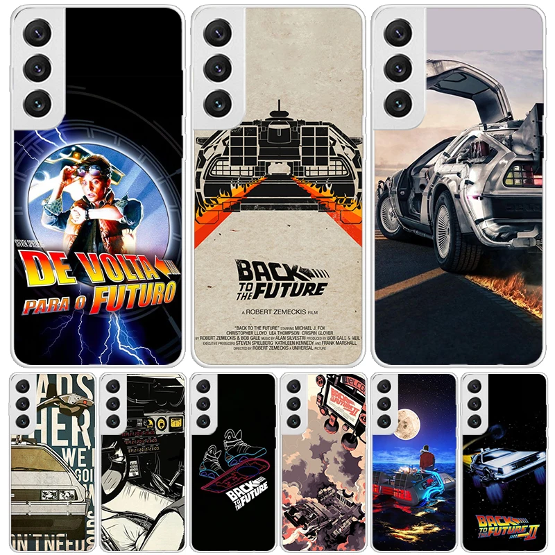 Back To The Future TV Phone Case For Samsung Galaxy S24 S23 S22 S21 FE S20 Ultra S10 Plus S10E S9 S8 + Art Customized Coque Capa