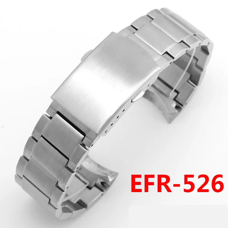 Appropriative Interface Suitable fFor CASIO Watchband EF-312 EFR-300 526 501 Metal Stainless Steel Wristband Accessories Man