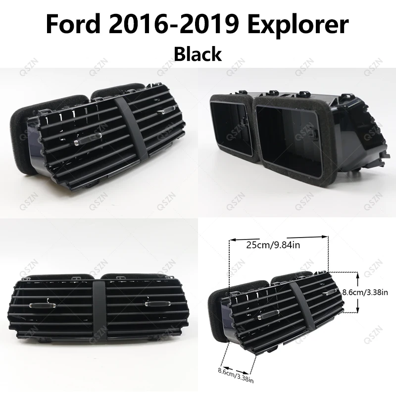 For Ford Explorer 2011-2015 2016-2019 Car Air Vent Outlet Air Conditioner Fresh Air Outlet Vent Center Grille Interior Accessory