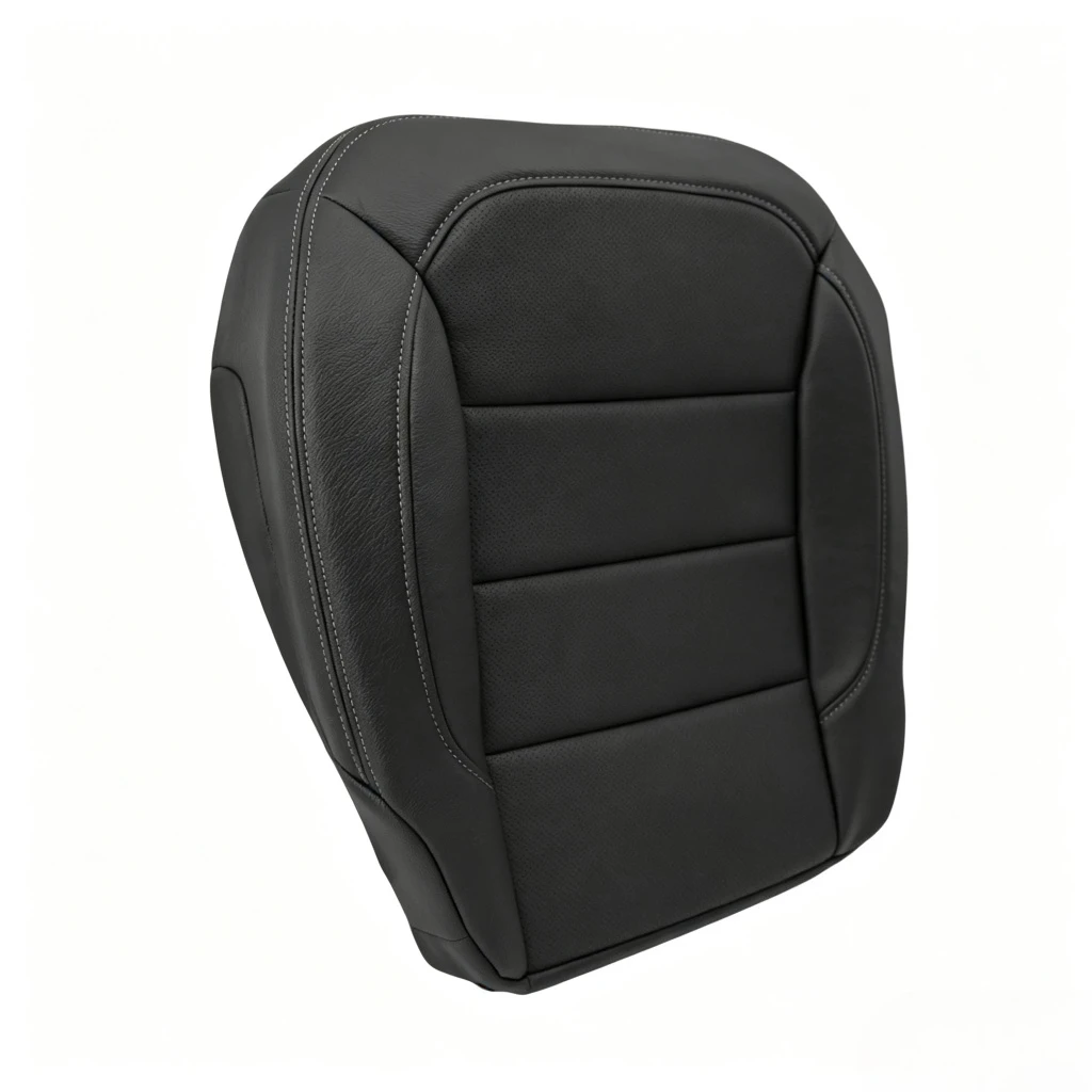 For 2015-2019 Mercedes-Benz GLE W166 Driver Passenger Bottom Seat Cover,Exact Match Replacement Seat Cover (Black Perforated)