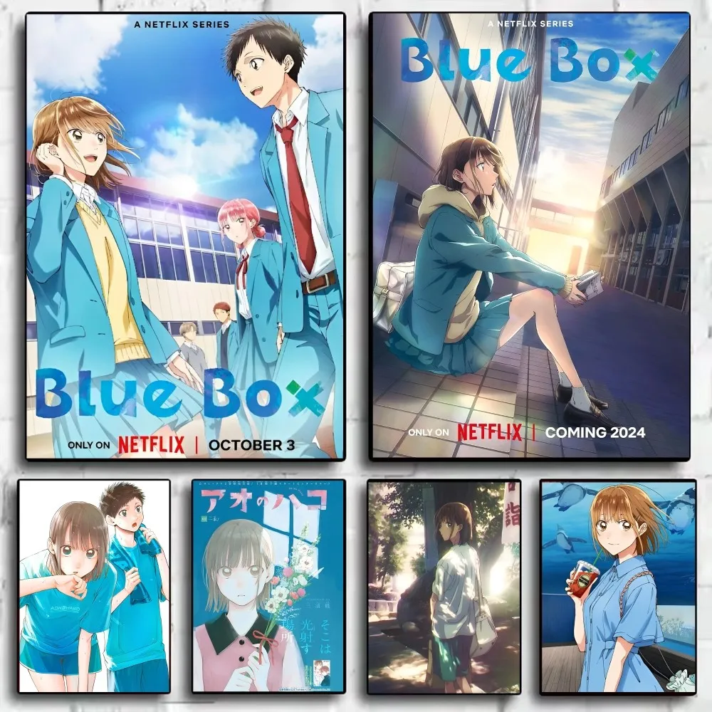

cartoon Ao no Hako blue box Poster HD art sticky wall waterproof home living room bedroom bar aesthetic decoration