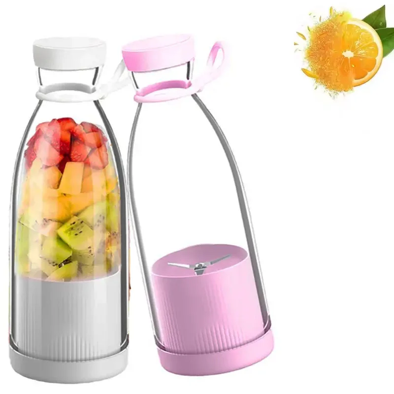 USB Rechargeable Portable Electric Fruit Juicer Blender Handheld Smoothie Milkshake Maker Mini Juice Water Stirring Mixer Cup