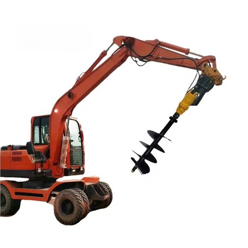 Hydraulic Auger for All Brands Skid Steer Loader,Excavator Earth Drill,Soil Drill