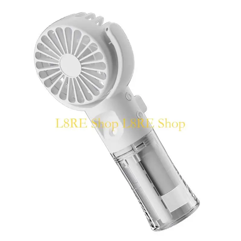 l8reハンドヘルドミストファンミニ冷却ファンメイク用旅行充電式ミスターファンスプレーウォーターミストファン4速度