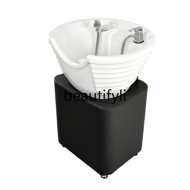 

Sitting Shampoo Bed Shampoo Pool Sitting Basin Barber Shop Vertical Flush Basin Simple