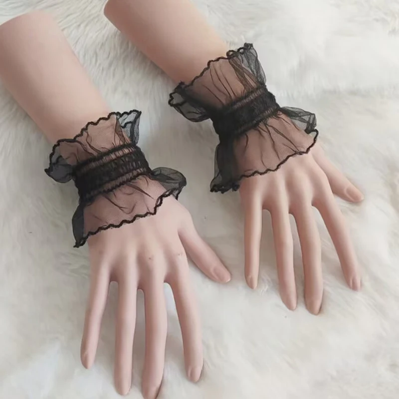 

Women's Wrist Sleeve Cute Lolita Lace Mesh Cuffs For Weddings And Parties