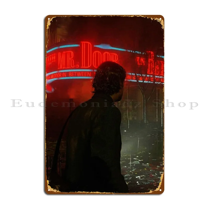 Alan Wake 2 Game Alan Wake Ii Artwork Dannyxty Metal Sign Wall Mural Pub Wall Decor Print Cave Tin Sign Poster