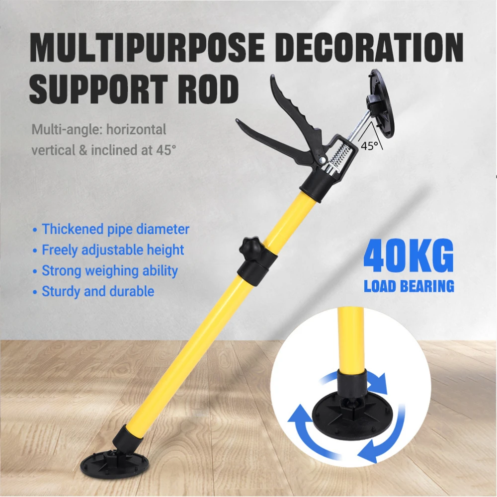 

Steel Support Rod Telescopic Hand Jack Adjustable Bracket for Cabinet Board Lifting Construction Tool Heavy-Duty Universal