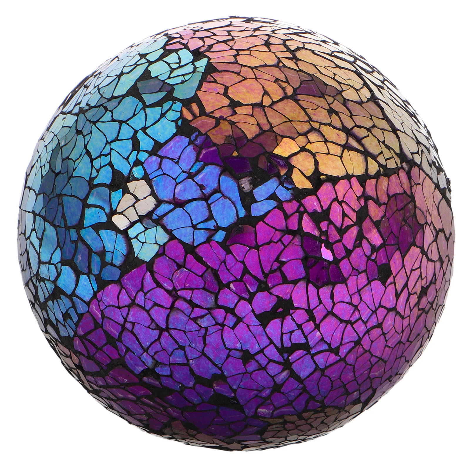 

Mosaic Ball Decoration Glass Decorative Orbs Colorful Garden Home Party Centerpiece Artistic Outdoor