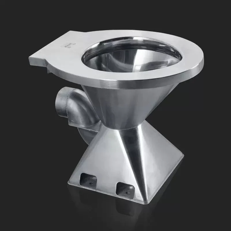 RV Toilet, 304/316 Stainless Steel, One-Piece Design, Can be Used Horizontally or Vertically, Suitable for Boats, Campervans, an