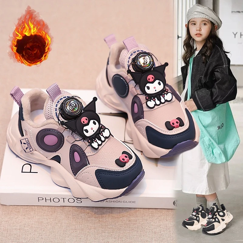 

Winter Sanrios Kuromi Children's Sneakers Autumn Casual Shoes Sports Running Shoes Girl Shoes Zapatos Minnie Mouse Niña