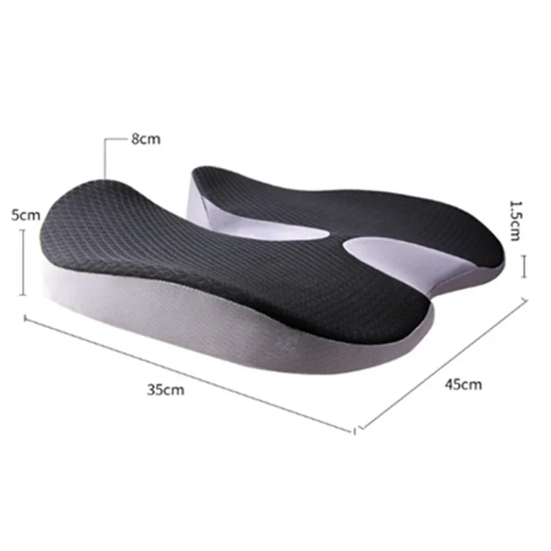 Seat Cushion Non Slip Orthopedic Memory Foam Prostate Cushion for Chair Car Seat Tailbone Sciaticaback Pain Relief Comfort