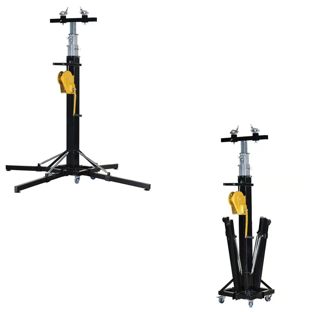 New Arrival 250KG Load Heavy Duty 6M Winch Led Screen Stage Light Line Array Speaker Truss Lift Tower Truss Crank Stand