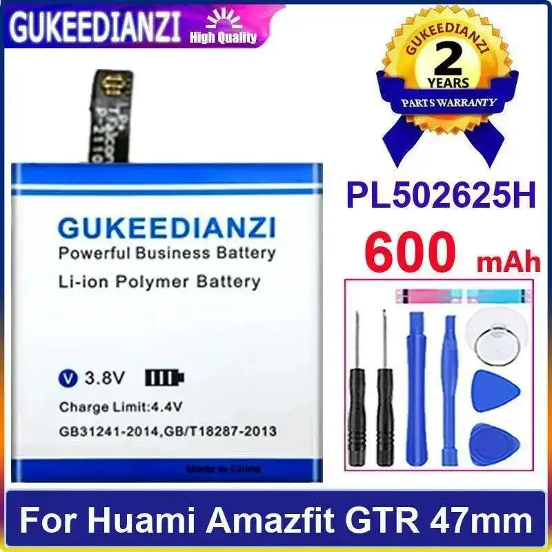 

Высокоэффективный аккумулятор емкостью 600 мАч для Huami Amazfit Gtr 47 мм для умных часов PL502625H