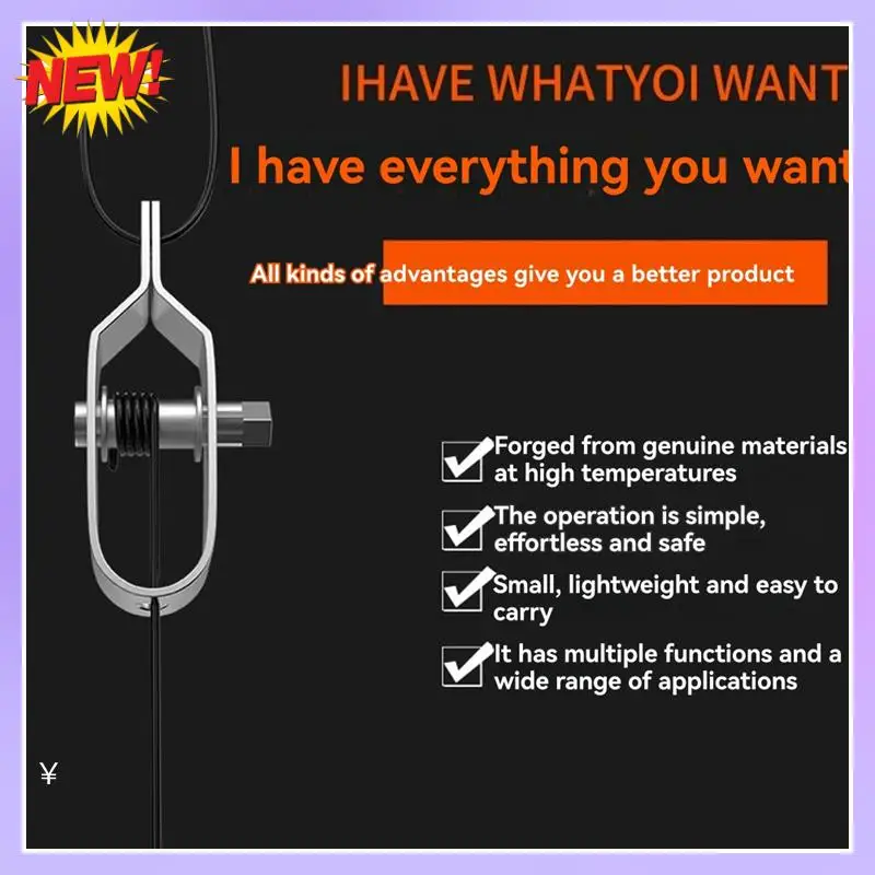 

T24C 10 Pcs Electric Fence Tightener Barrier Fence Metal Cable Strainer Wire Rope Tensioner Heavy Duty Tenser Tool