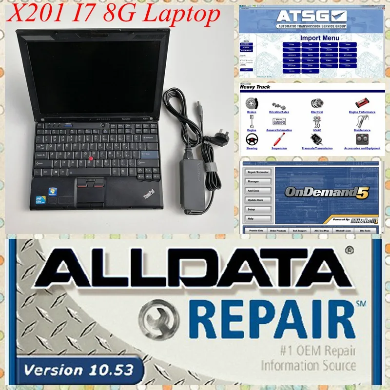 

Ноутбук X201 I7 8G 1tb HDD 3 в 1 программное обеспечение Alldata All Data Mit-chell Ondemand Atsg автоматический компьютер сенсорный экран готов к работе