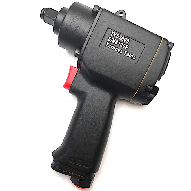 

TY52800B Air Impact Wrench 1/2 in. 385 ft.lbs Less vibration and lighter than the competition 520 Nm Compact impact gun