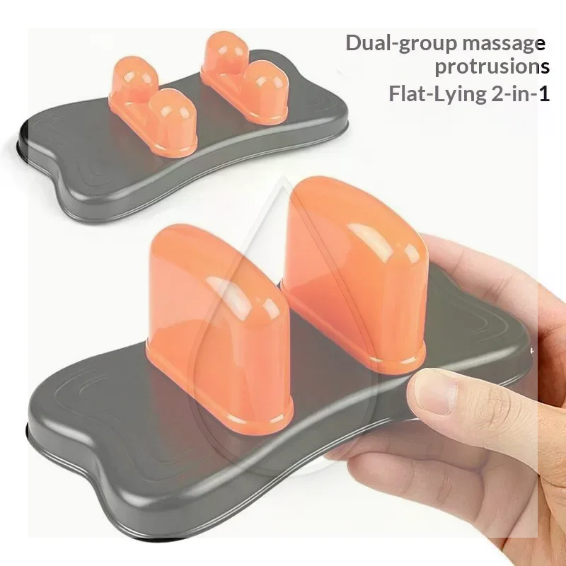 2 In 1 Neck Waist Massage Tool Removable Nodes Adjustable Intensity Pain Relief for Daily Home Use