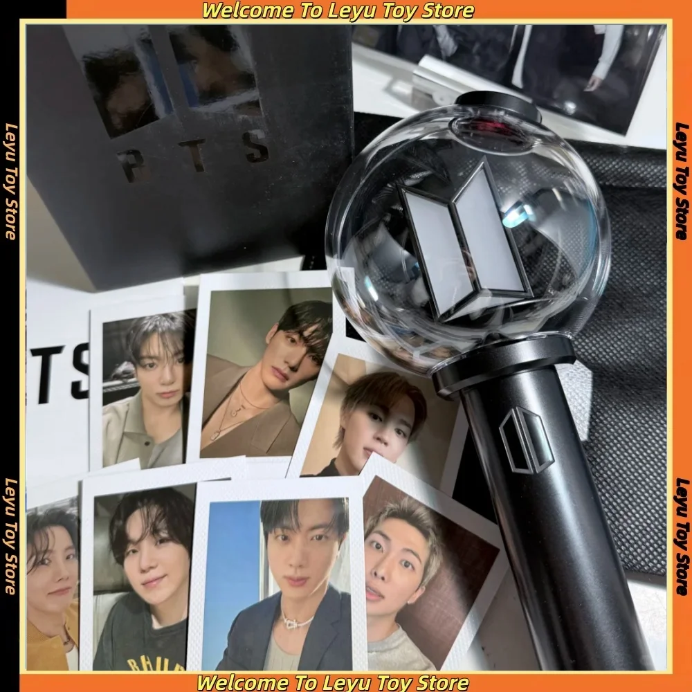 NUEVO 2026 Army Bombs Lightstick Ver.4, Barra de Luz para Conciertos con Bluetooth, Colección de Tarjetas Fotográficas, Lámpara de Mano, Flash para Fiestas