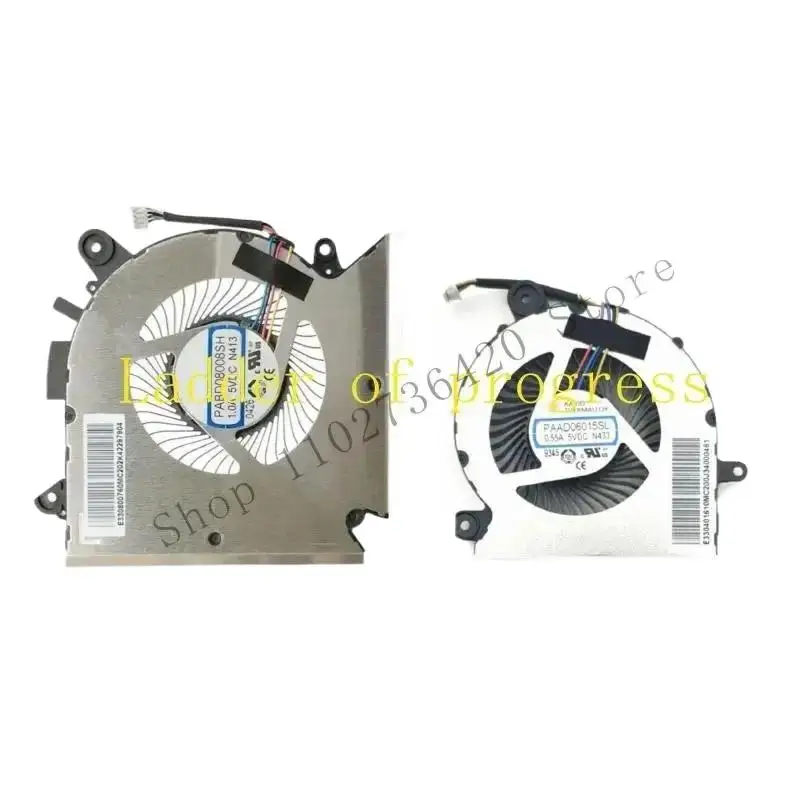 

€ New For MSI Katana GF66 GF76 Pulse GL66 GL76 11UC 11UD 12UE 12UG CPU GPU Fan (