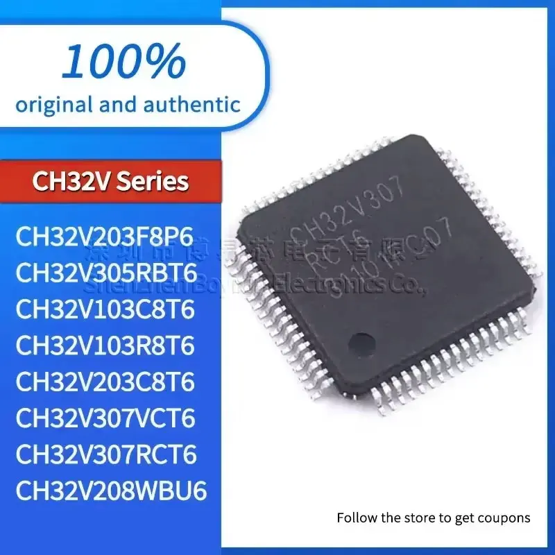 

CH32V307RCT6 CH32V307VCT6 CH32V203C8T6 CH32V103R8T6 CH32V103C8T6 quality assurance CH32V208WBU6 CH32V305RBT6 CH32V203F8P6