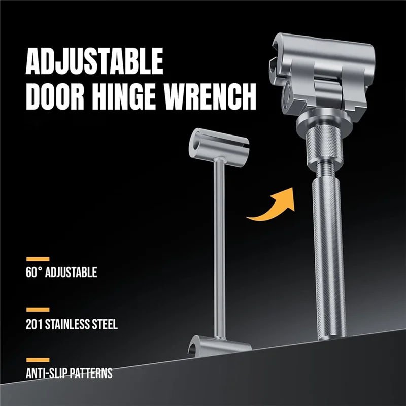 ABJY-힌지 조정 렌치 도어 힌지 수리 도구 (문 및 캐비닛 등 정렬용)