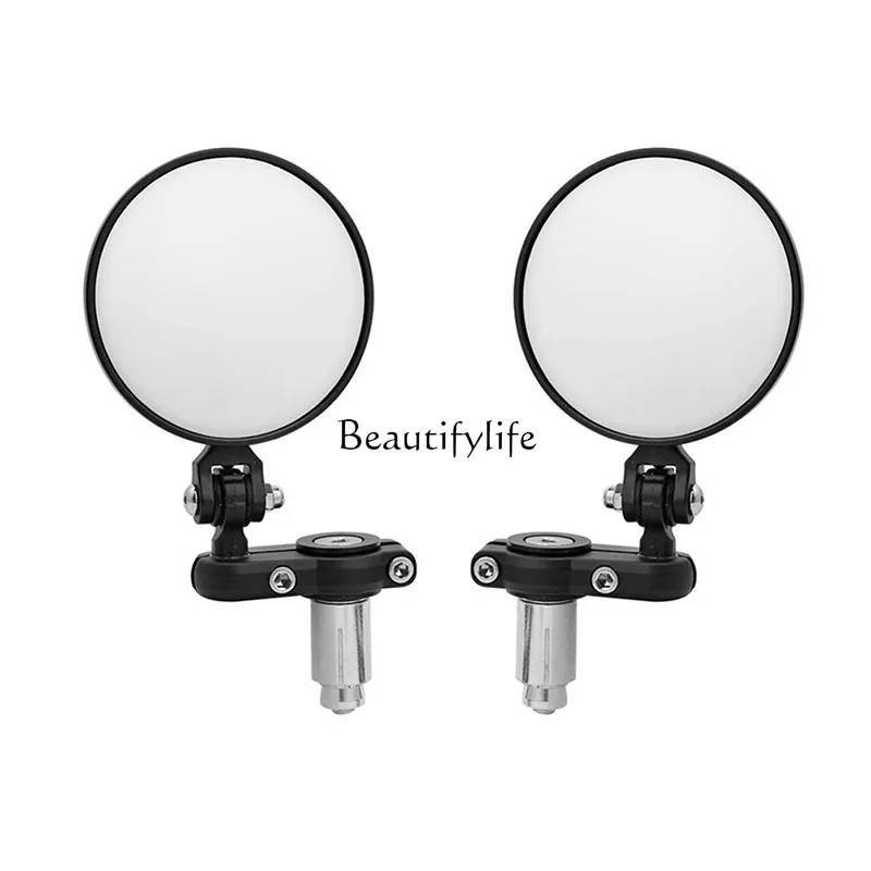 High-quality metal motorcycle accessories modified retro folding handle rearview mirror