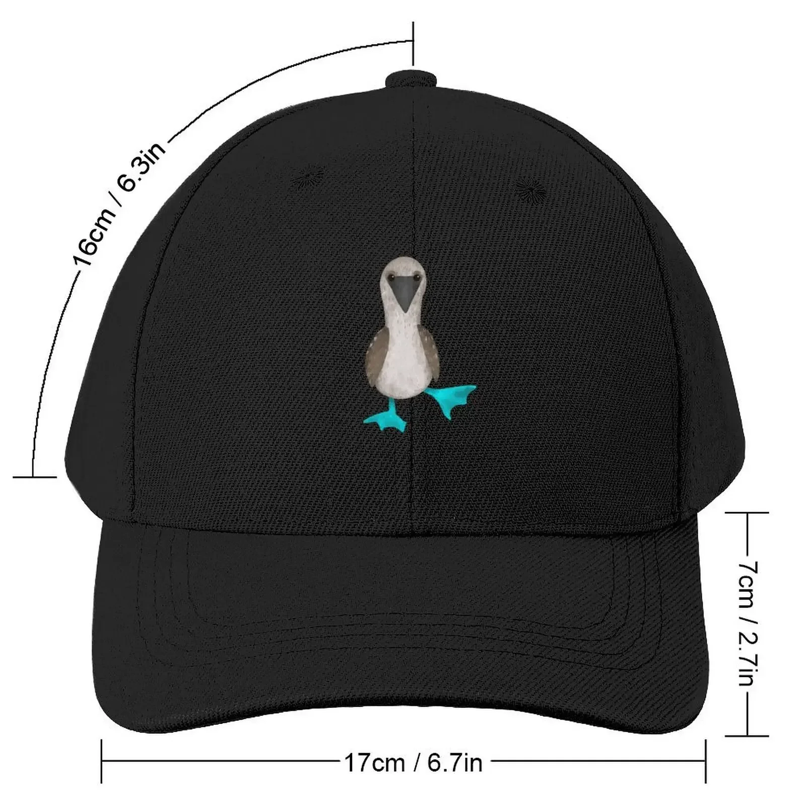 Blue footed booby bird Baseball Cap Luxury Hat Sun Cap Woman Hats Men's