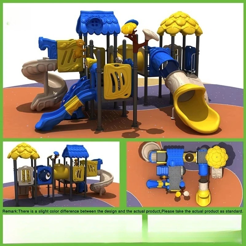 Commercial Outdoor Playground Equipment Plastic Outdoor Playground Children Slide Amusement Park