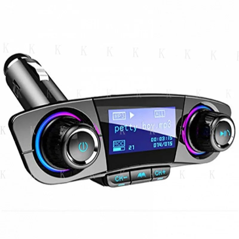 FOR Bluetooth 4.0 FM Transmitter 1.3in LED Screen For Car Wireless Bluetooth FM 2USB