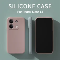 Redmi Note 13 Note13 Pro Case Liquid Silicone Soft Cover For Xiaomi Redmi Note 13 Note13 Pro Plus 5G Note13Pro Phone Case