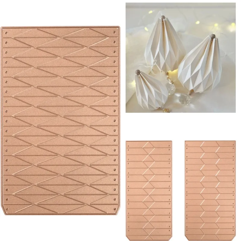 Star Style and Spherical Style Metal Cutting Dies Slimline Essentials Scrap Booking Card Stencil Cut Die for DIY Handmade Card