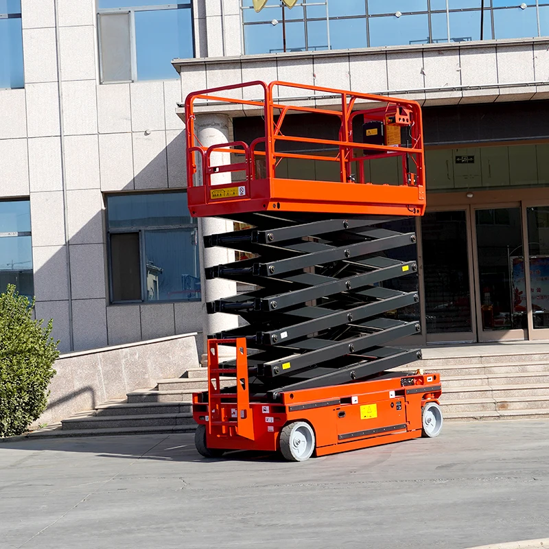 300kg 500kg 1000kg 1500kg 2000kg 14m Scissor Lift Self Propelled Electric Aerial Work Mini Electric Hydraulic Self Scissor Lift