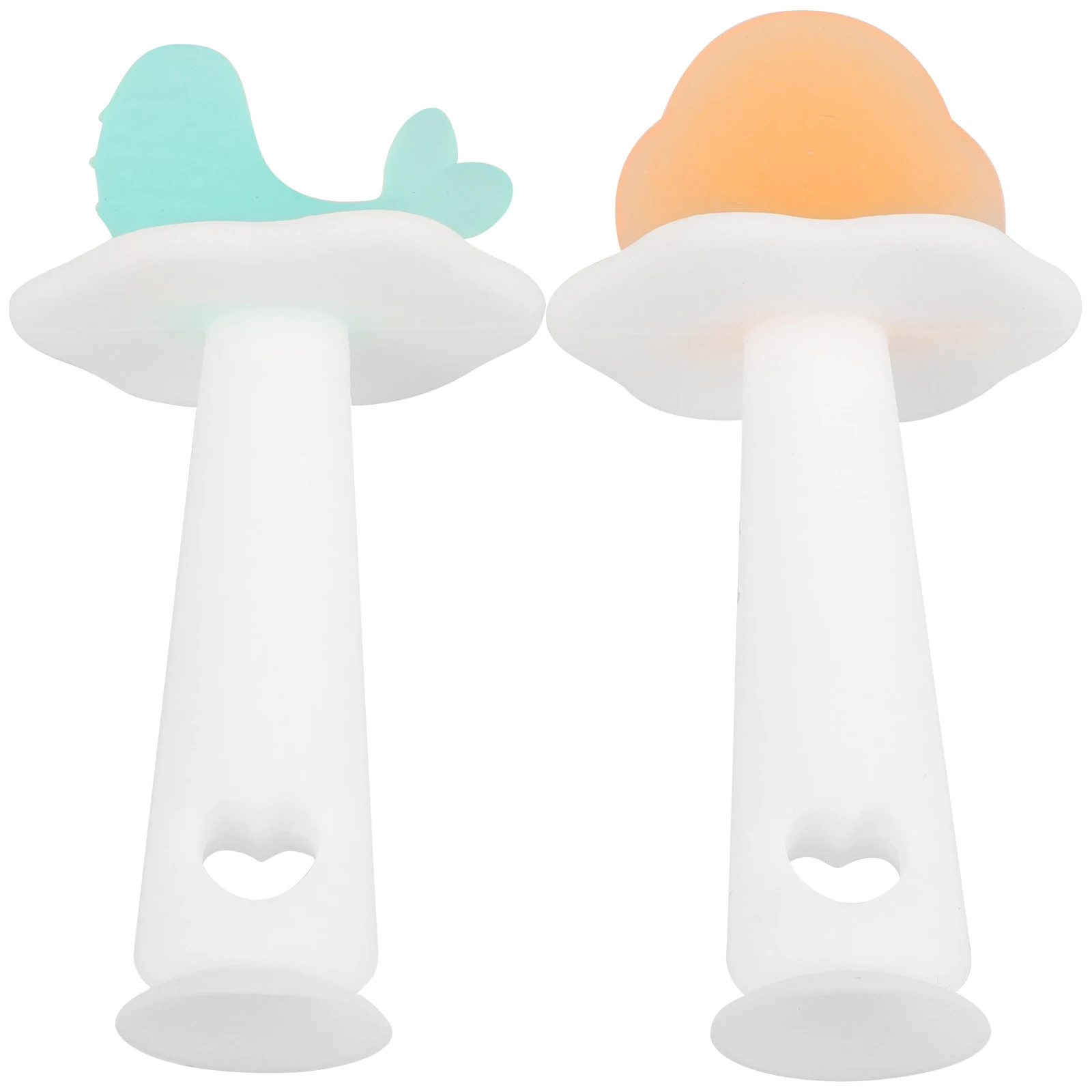 

2pcs Baby Teether Silicone Teething For Newborn Toddlers Chewy Teeth Grinding Relief Infant Chewing Biting Sensory Kids