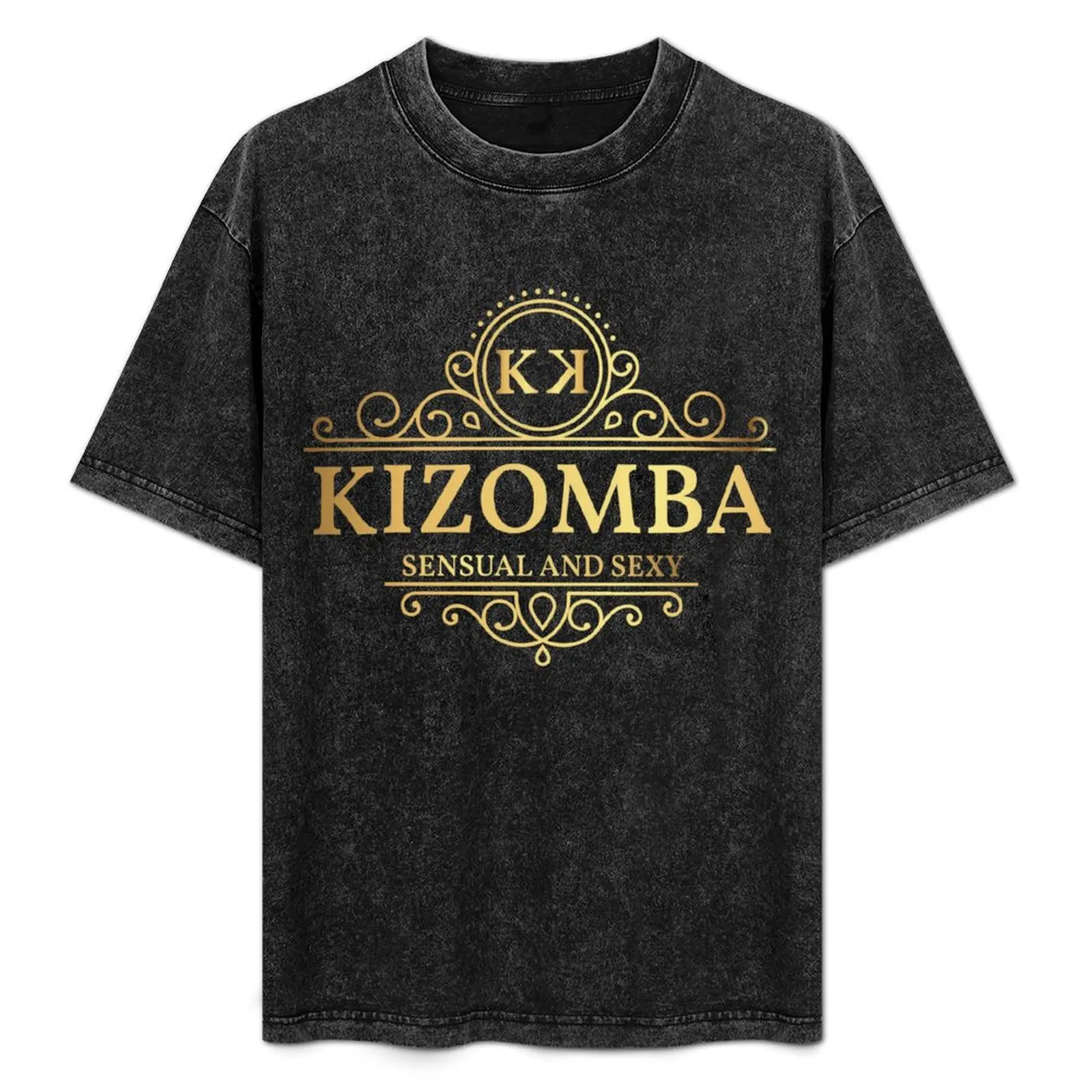 

Kizomba gold T-Shirt custom shirt Short sleeve tee croswit shirt man oversized t shirt men