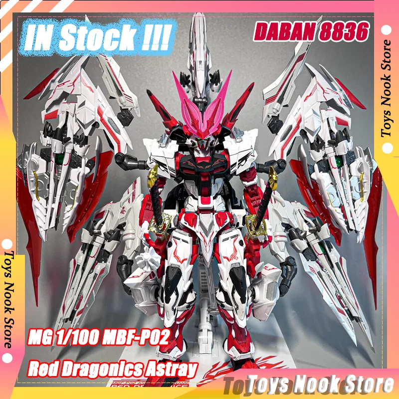 

В наличии DABAN 8836 MG 1/100 Red Dragonics Astray сборная модель комплект фигурка MB Style MBF-P02 модель Рождественская детская игрушка в подарок