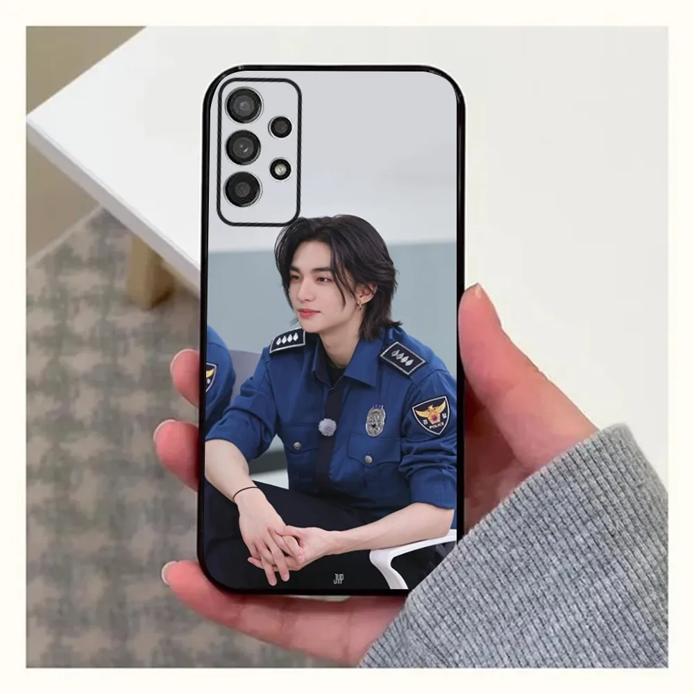 Kpop H-HyunJins Phone Case For Samsung Galaxy A20,A21s,A22,A31,A32,A52,A53,A72,73,A80,A91 Soft Black Cover