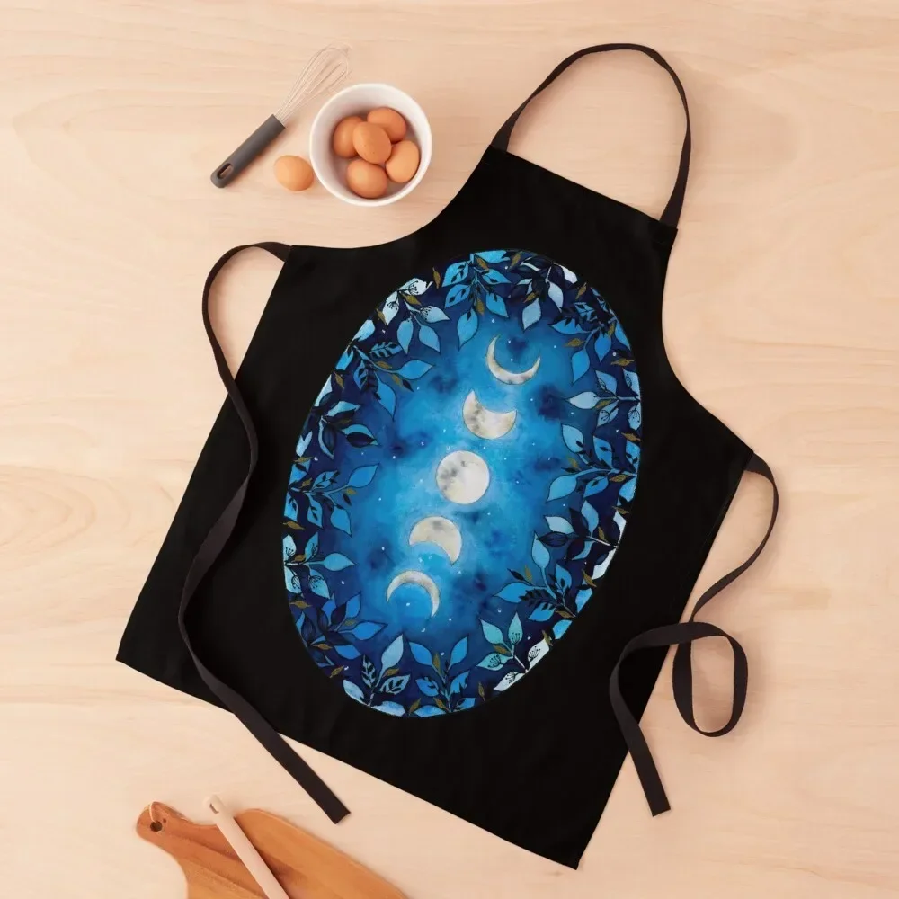 Moon phases Apron Woman Kitchen Kitchenware Apron