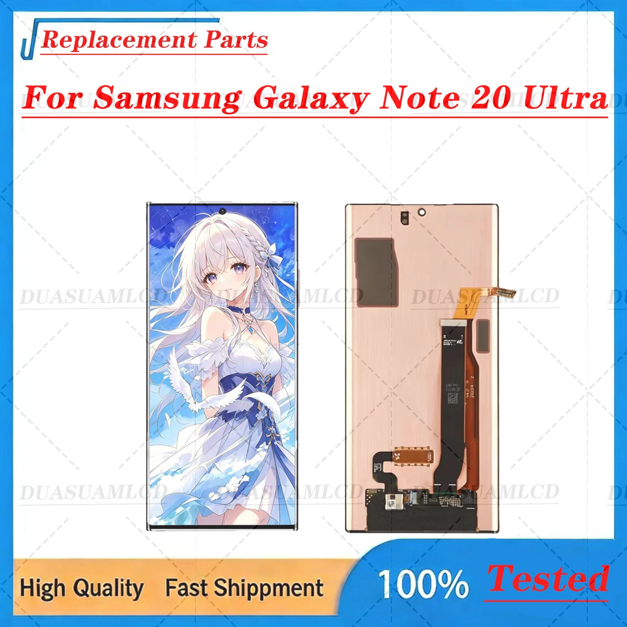 Replacement Screen for Samsung Galaxy Note 20 Ultra 6.9 Inch Display Digitizer with Frame – OLED/TFT Options for N985F N986B