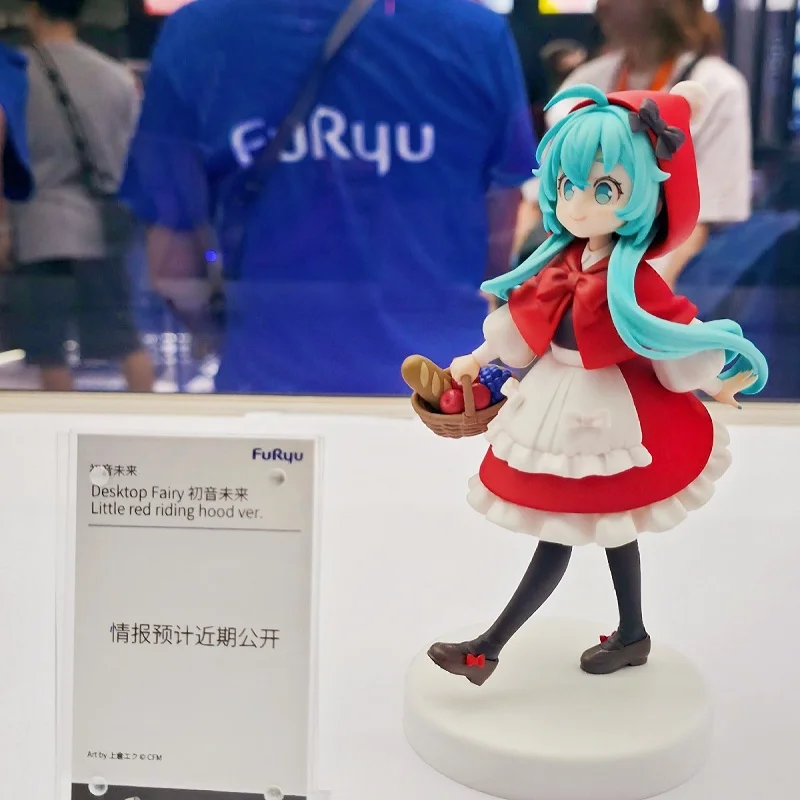 

Pre Sale Genuine Hatsune Miku Anime Toy Fairy Tale Little Red Riding Hood Series Cute Girl 16cm Figurine Model Ornament Toy Gift