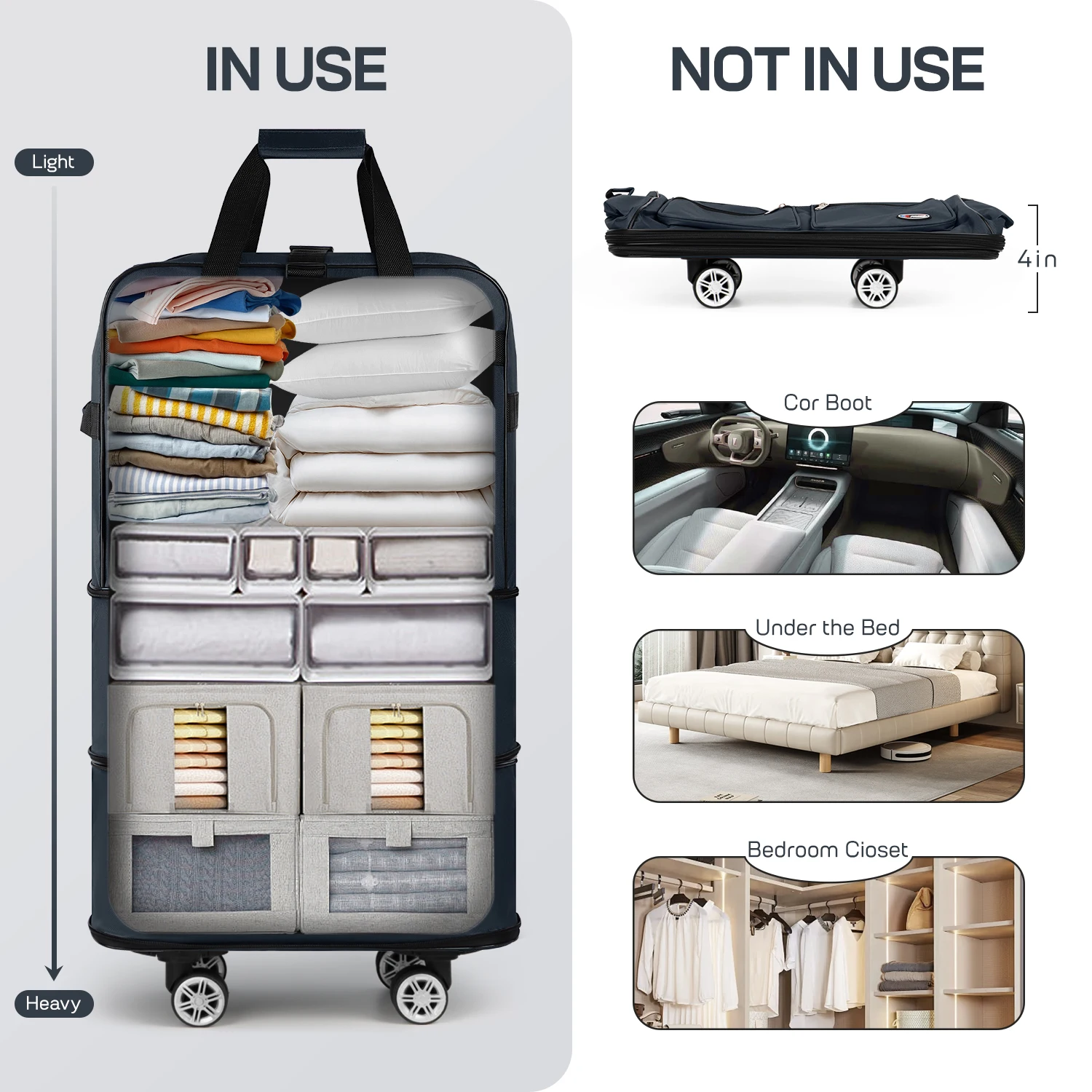 Складной расширяемый чемодан,  – обзор и цена Travel Accessories New York