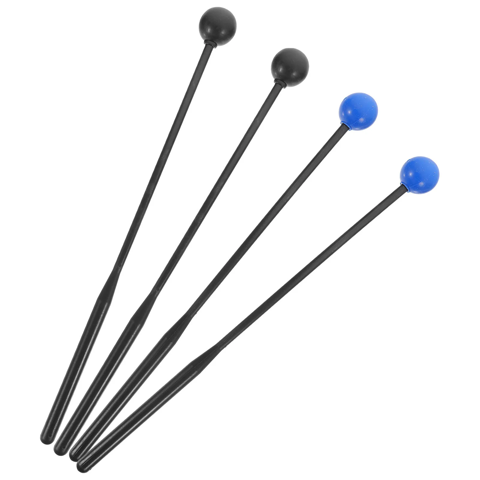 

4 Pcs 's Drumsticks Xylophone Mallets Aluminum Plate for Rubber Percussion