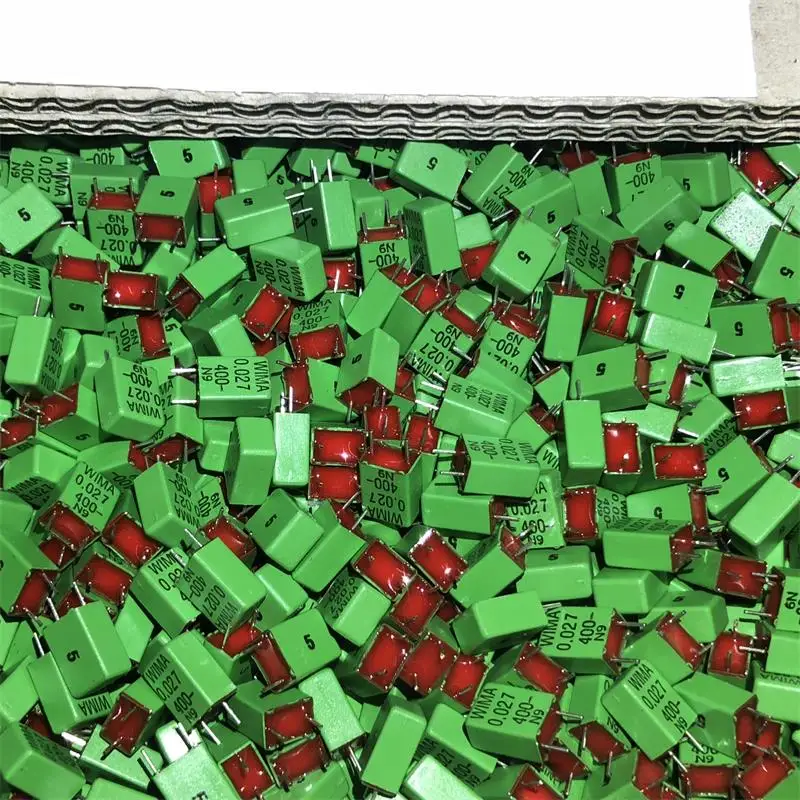 50Pcs Suitable for Green Weimaraner MKP2 Series 0.027UF 400V Fever Coupled Audio Capacitor