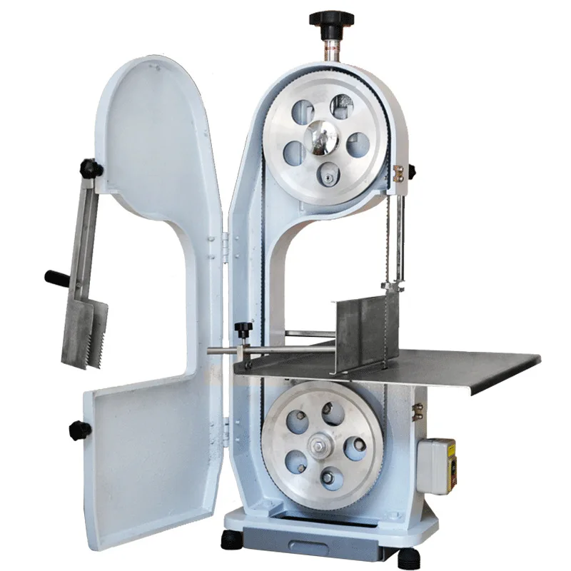 

Commercial bone sawing machine, cinnamon ice cubes cutting frozen pork steak according to the bone machine