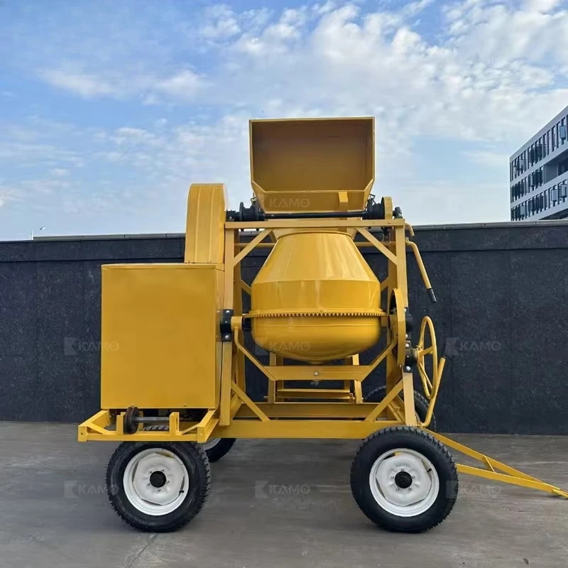 Movable Cement Mortar Concrete Mixer Small Feed Mixer Vertical Drum Portable Concrete Mixing Machine Factory Direct Price