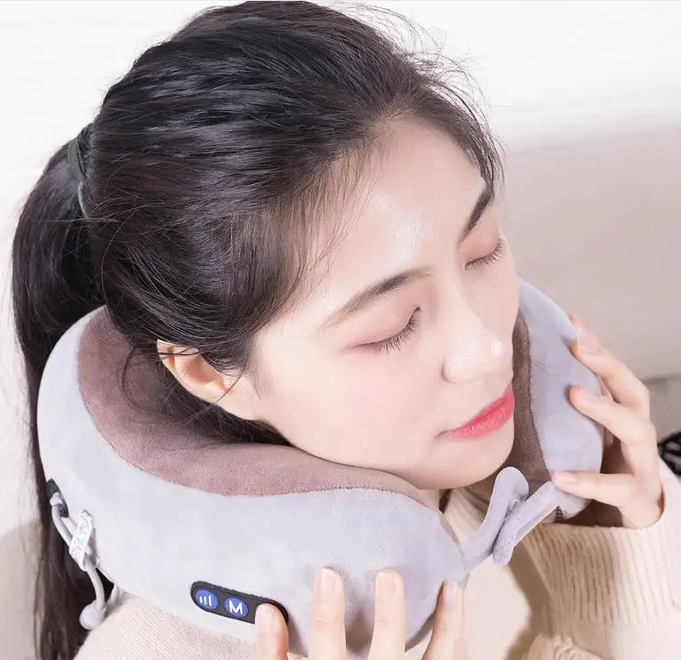

Body massager u-shaped electric massage pillow kneading and kneading shawl neck vertebra shoulder neck massager neck