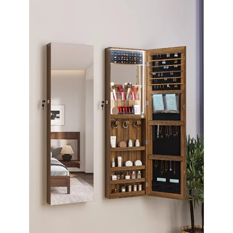 

Yangyuan full-length mirror, dressing mirror, wall-mounted storage cabinet, wall-mounted vanity cabinet, locker, smart mirror wi