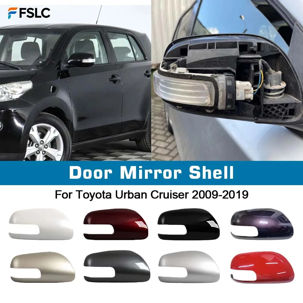 

⭐Genuine⭐ Protective Cover Door Mirror Shell For Toyota Urban Cruiser 2009-2019 Car Rearview Accessories Black Silver Red Purple